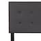 Flash Furniture Full Upholstered, Headboard, Gray Vinyl HG-HB1705-F-GY-GG - alternate 7